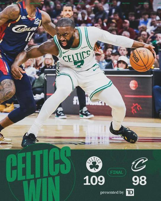 凯尔特人客场力克骑士 塔图姆复出助球队三连胜